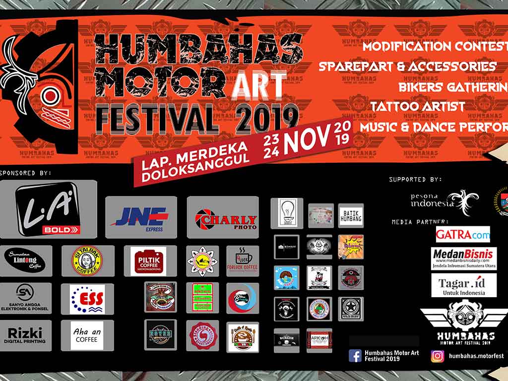 Flyer Humbahas Motor Art Festival 2019