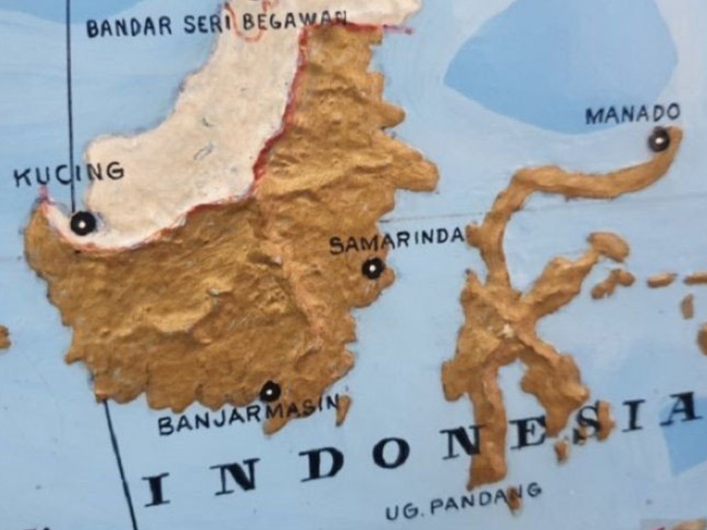 Peta Pulau Kalimantan