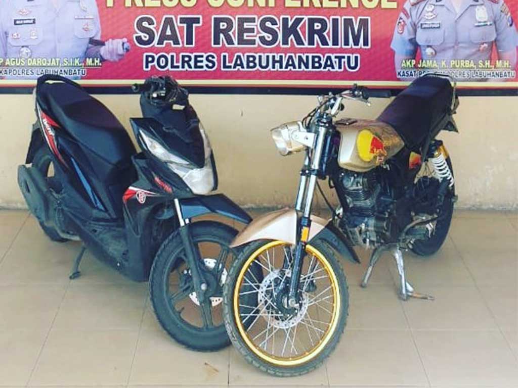 Dua Motor Hasil Kejahatan