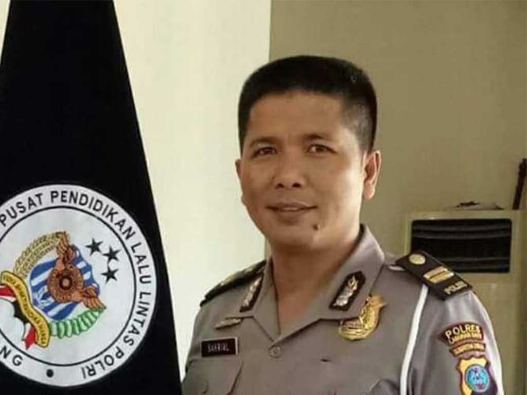 Kapolsek Kualuh Hulu Iptu Sahrial Siregar