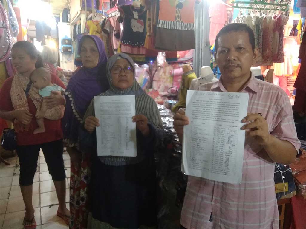 Pedagang pasar di Kota Sibolga