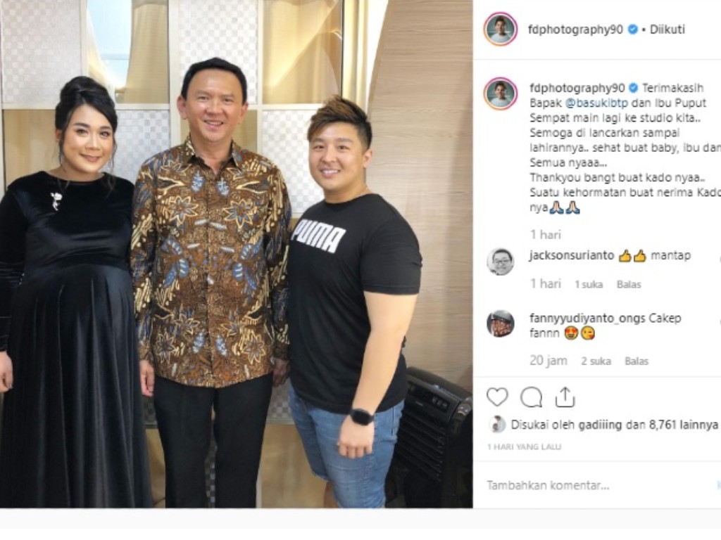 Ahok dan Puput Nastiti Devi