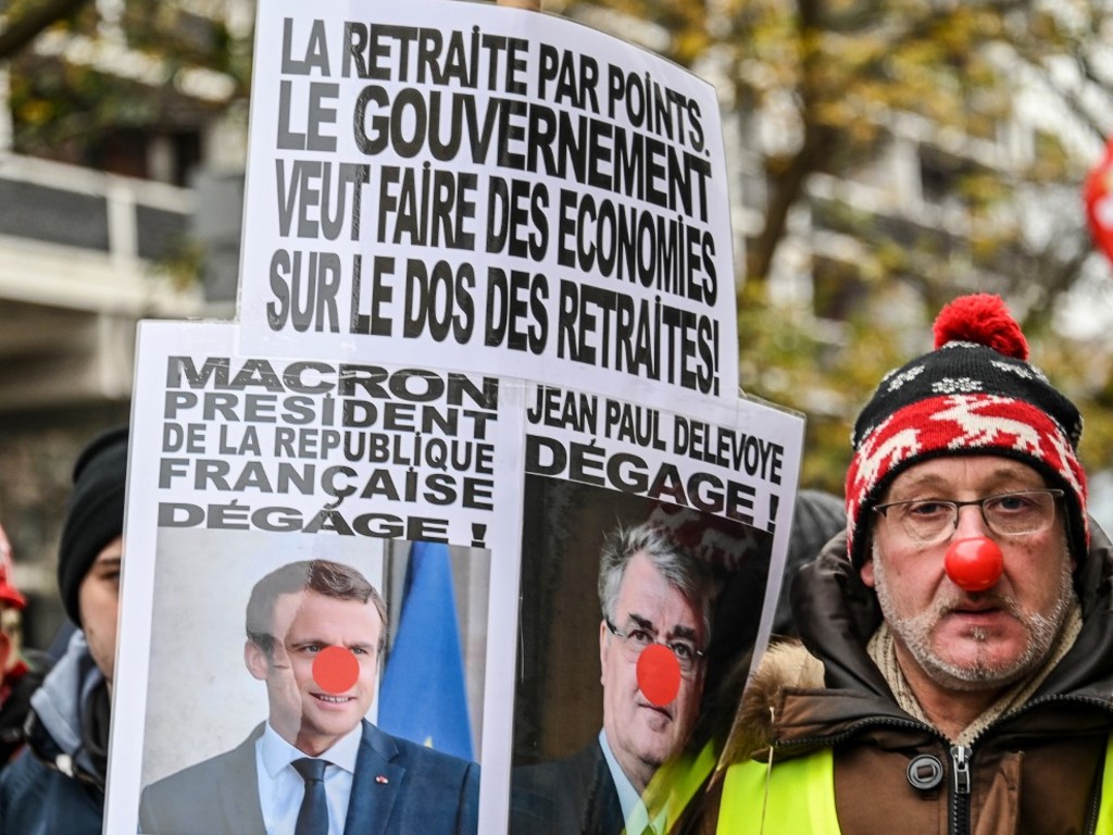 Aksi Mogok Kerja di Prancis