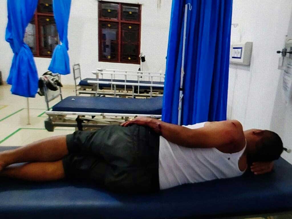 Kades dibacok di simalungun