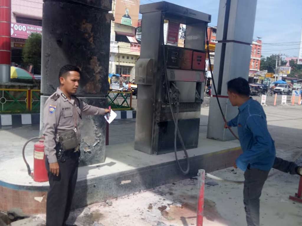 SPBU Terbakar