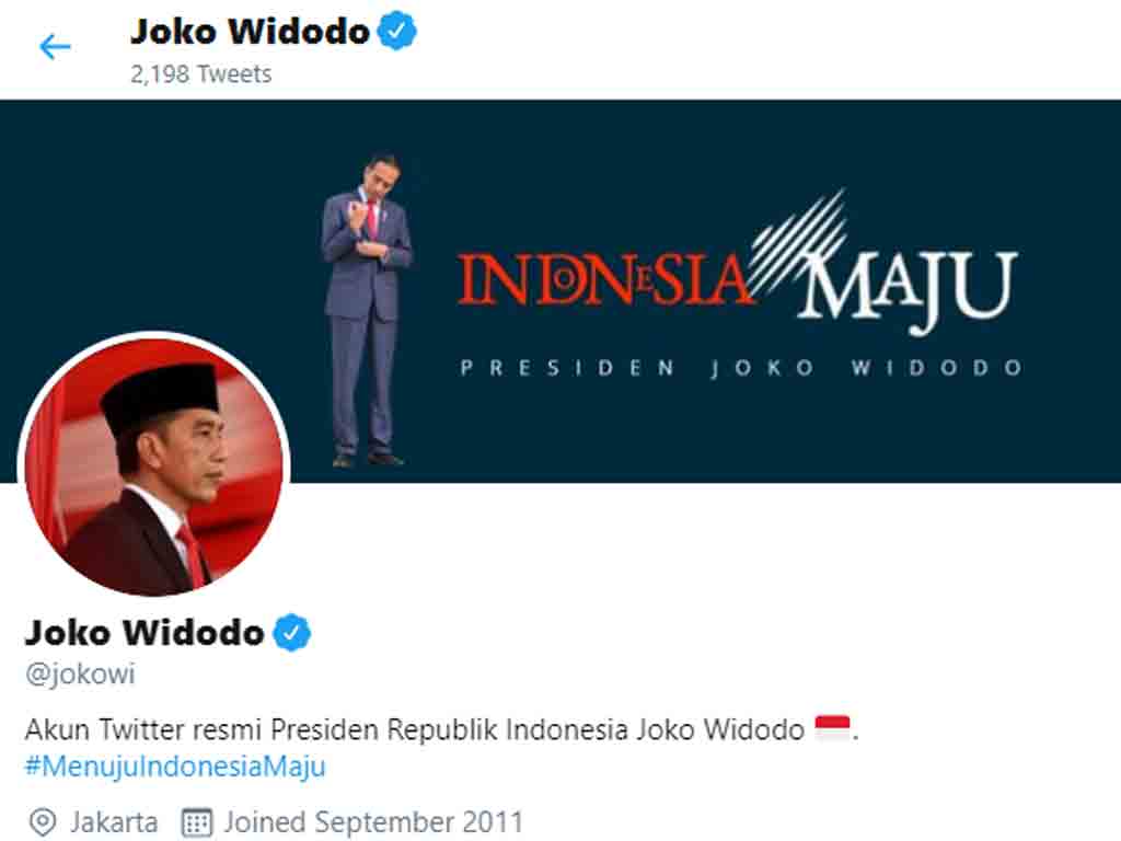Twitter Jokowi