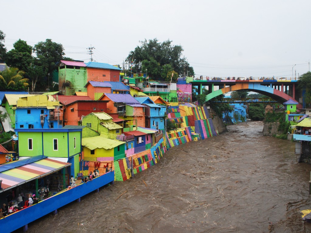  Kampung Warna Warni  Malang Waspada Banjir Bandang Tagar