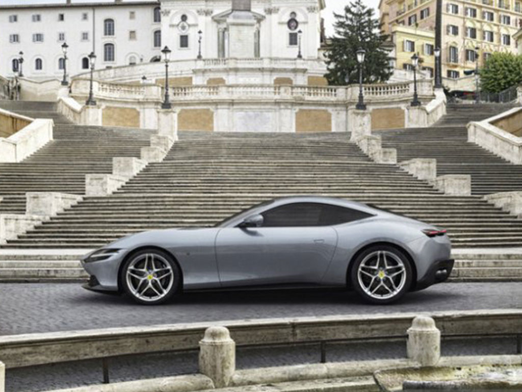 Ferrari Roma sports coupe plug-in hybrid
