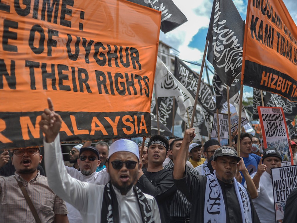 Demo Uighur di Malaysia