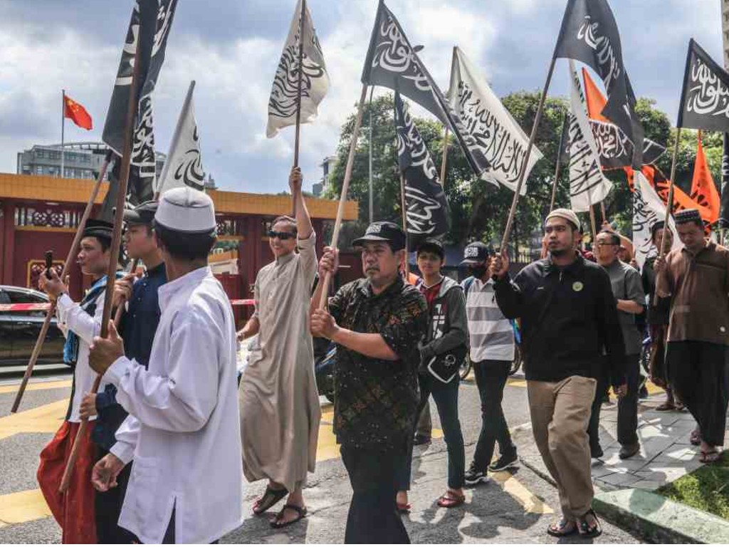 Demo Uighur di Malaysia