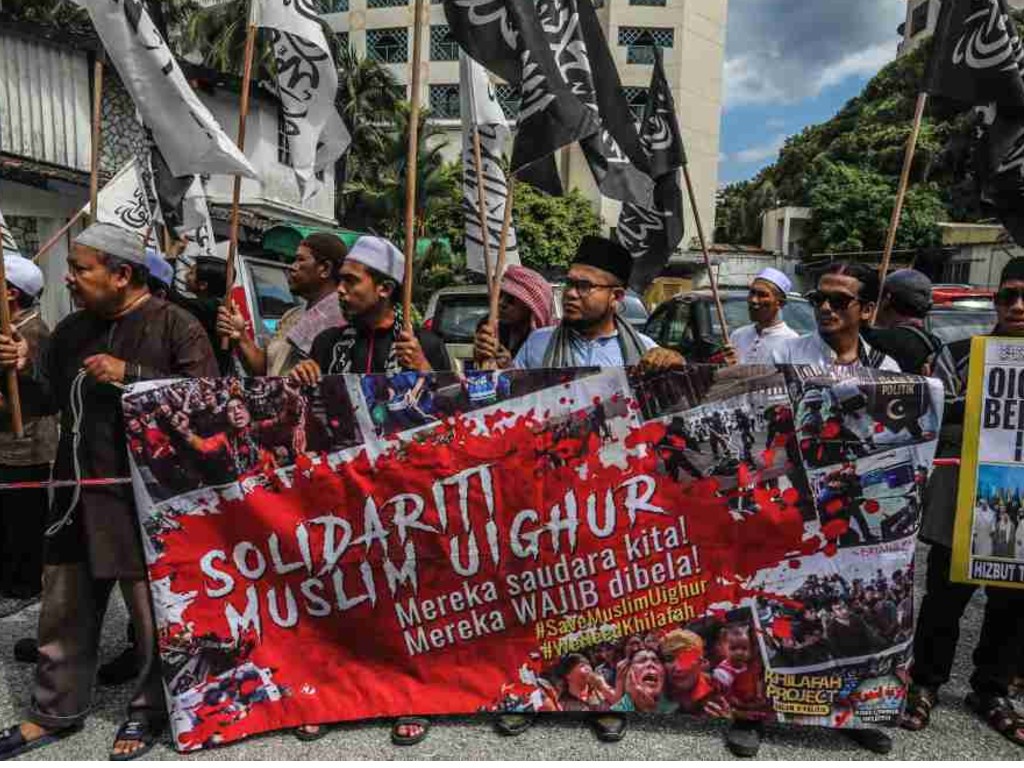 Demo Uighur di Malaysia
