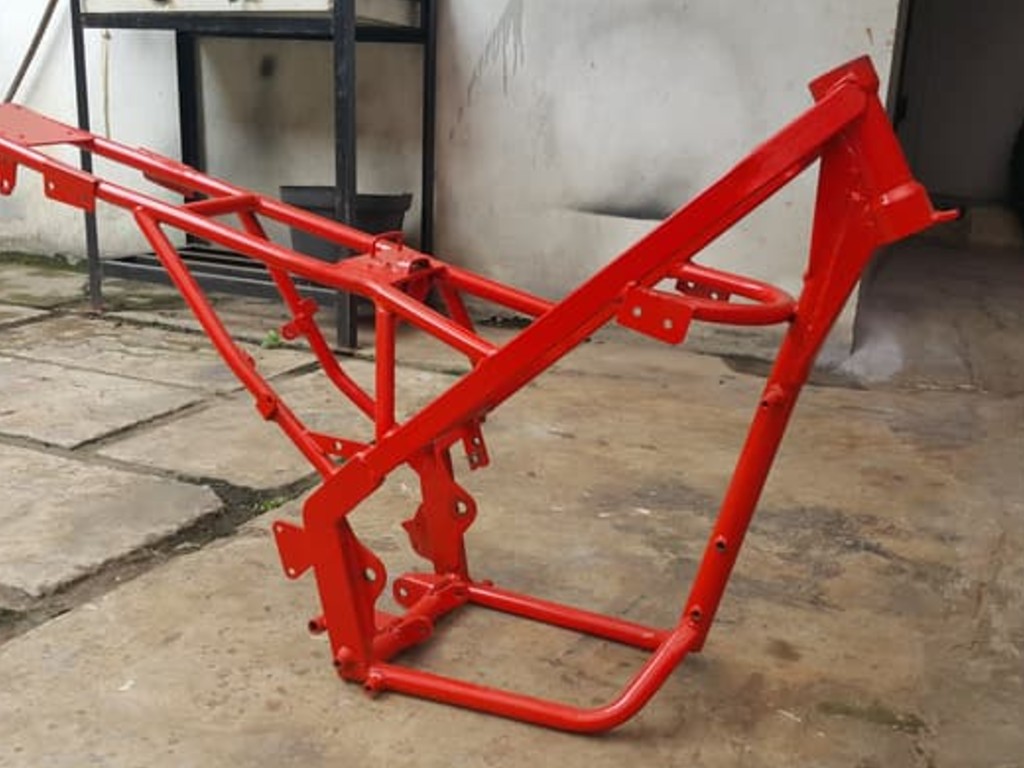 Rangka otomotif bahan nikel