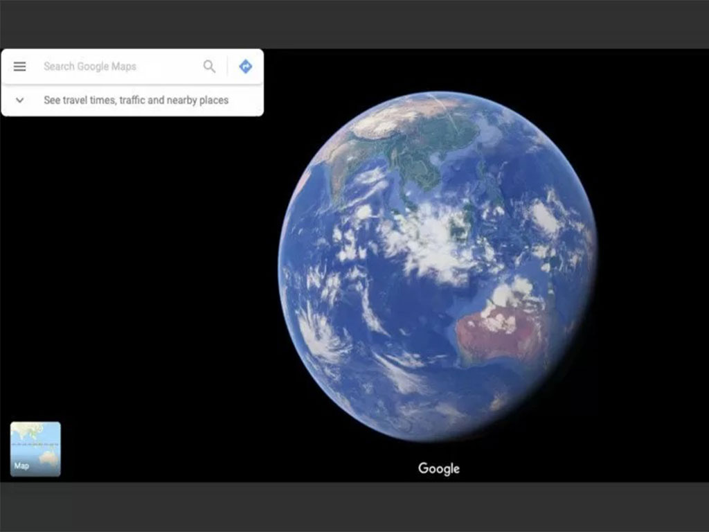Planet Bumi Dilihat dari Google Map