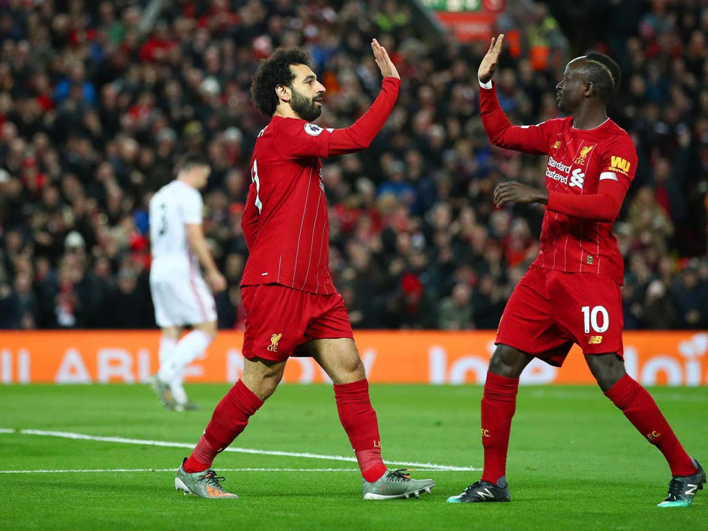 Mohamed Salah dan Sadio Mane