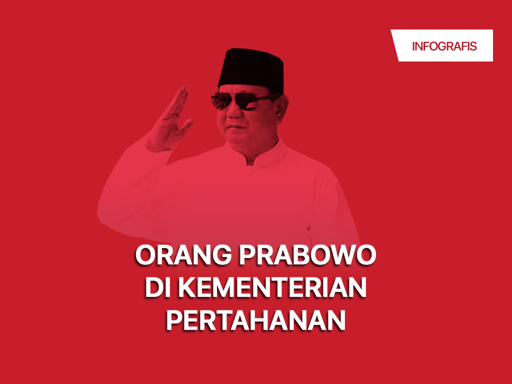 Infografis Cover: Orang Prabowo di Kementerian Pertahanan