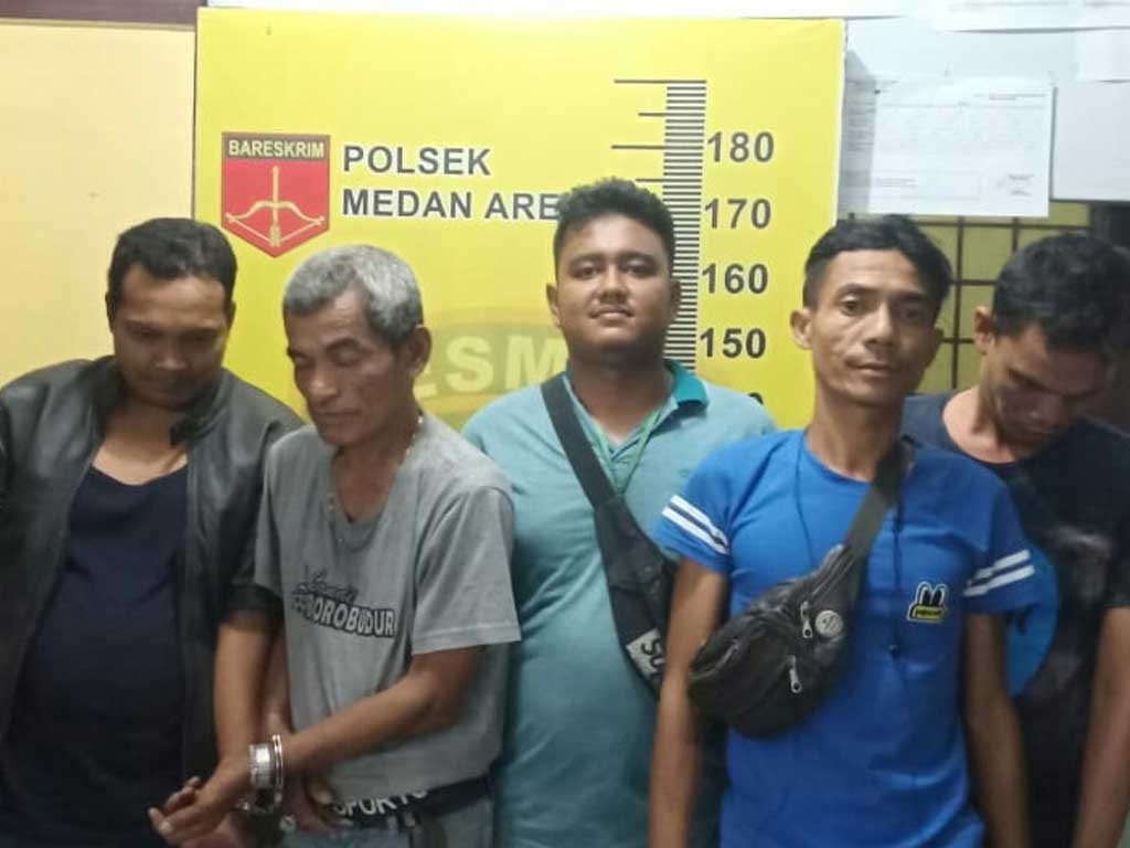 lima pelaku narkoba medan