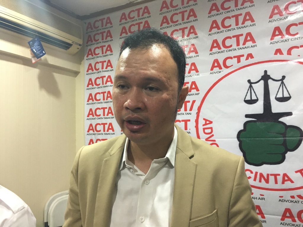 Ketua ACTA Hendarsam Marantoko