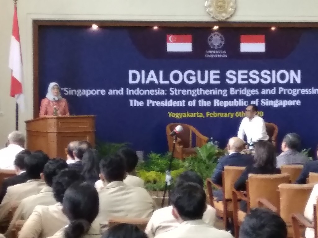 Presiden Singapura, Halimah Yacob di UGM