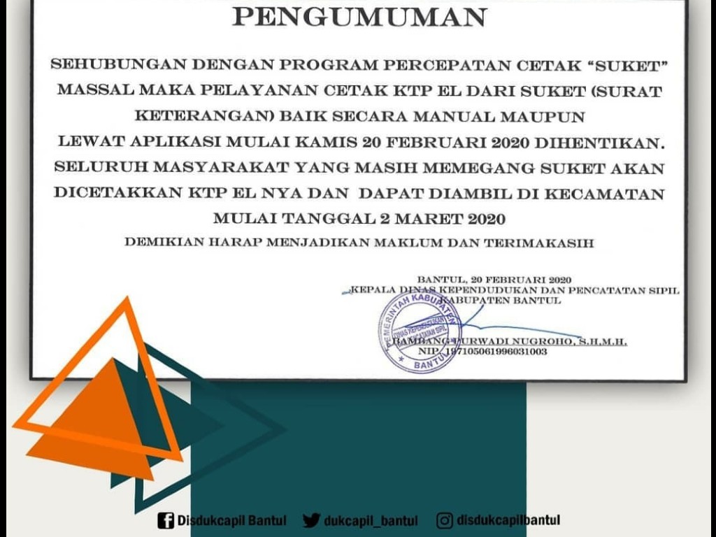 Program Babat Suket Disdukcapil Bantul