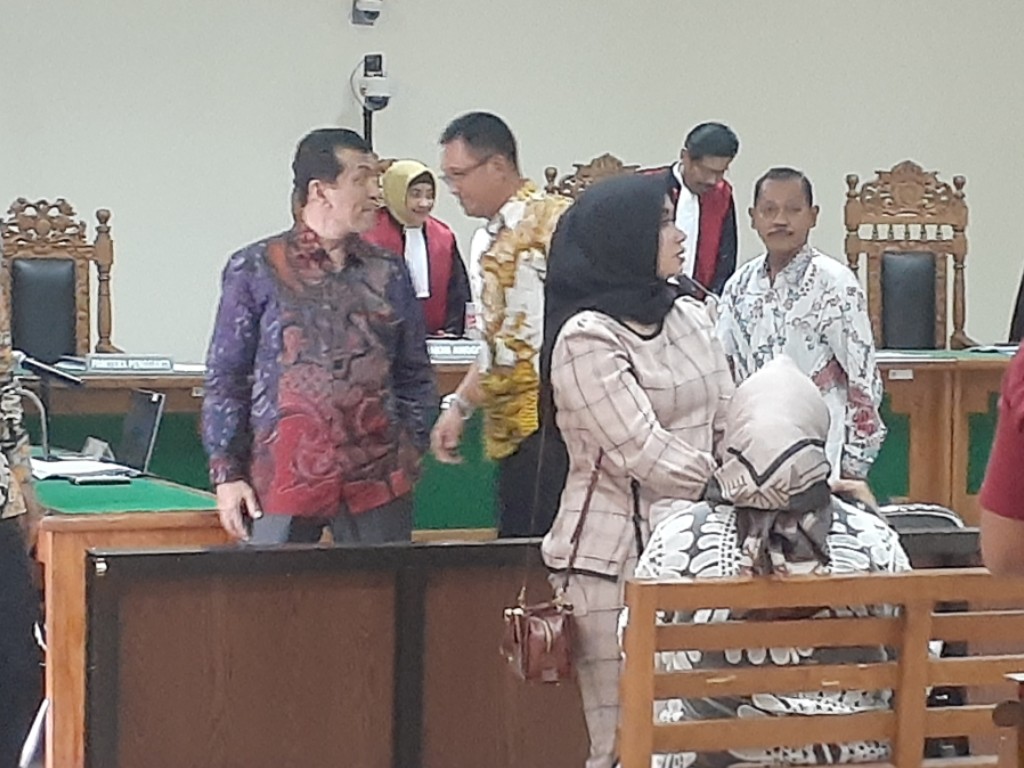 Suasana sidang Suap SAH Kota Yogyakarta