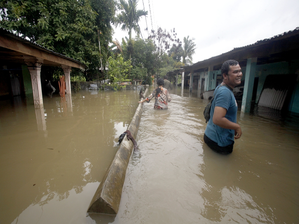 Foto Banjir di Kawasan Cilangkap Jakarta Timur Tagar