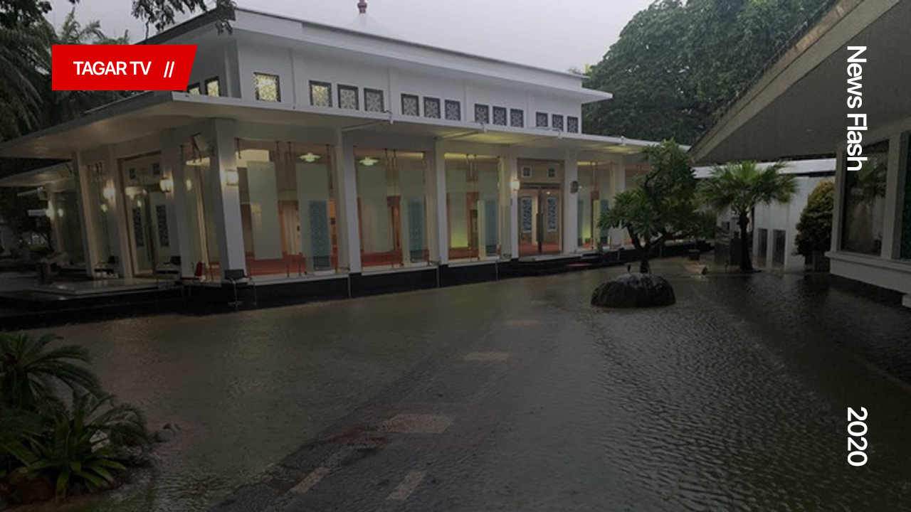 Banjir di Kompleks Istana Kepresidenan
