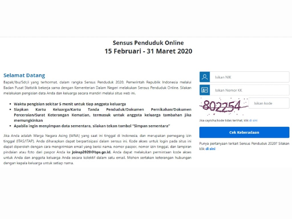 Sensus Penduduk Online