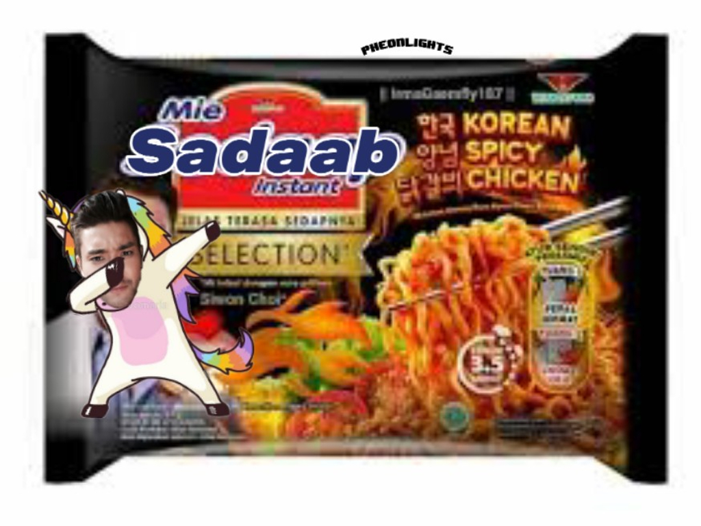 Foto Meme Kocak Choi Siwon Salah Tulis Brand Mie Instan Tagar