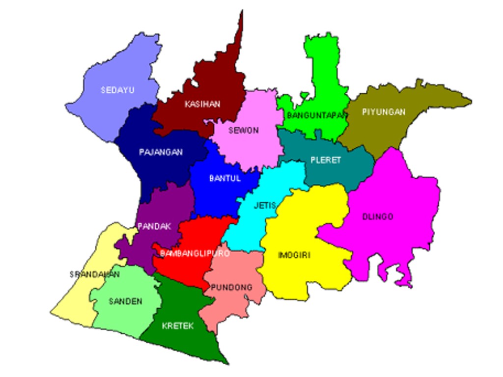 peta kabupaten bantul