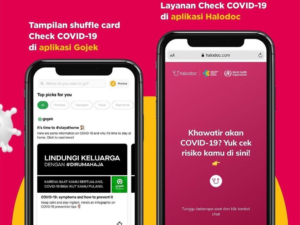 Layanan Check Covid-19 Halodoc