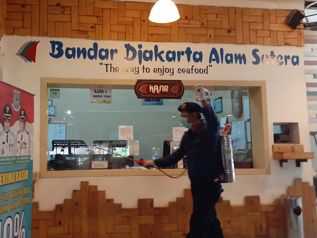 Area restoran di Alam Sutera