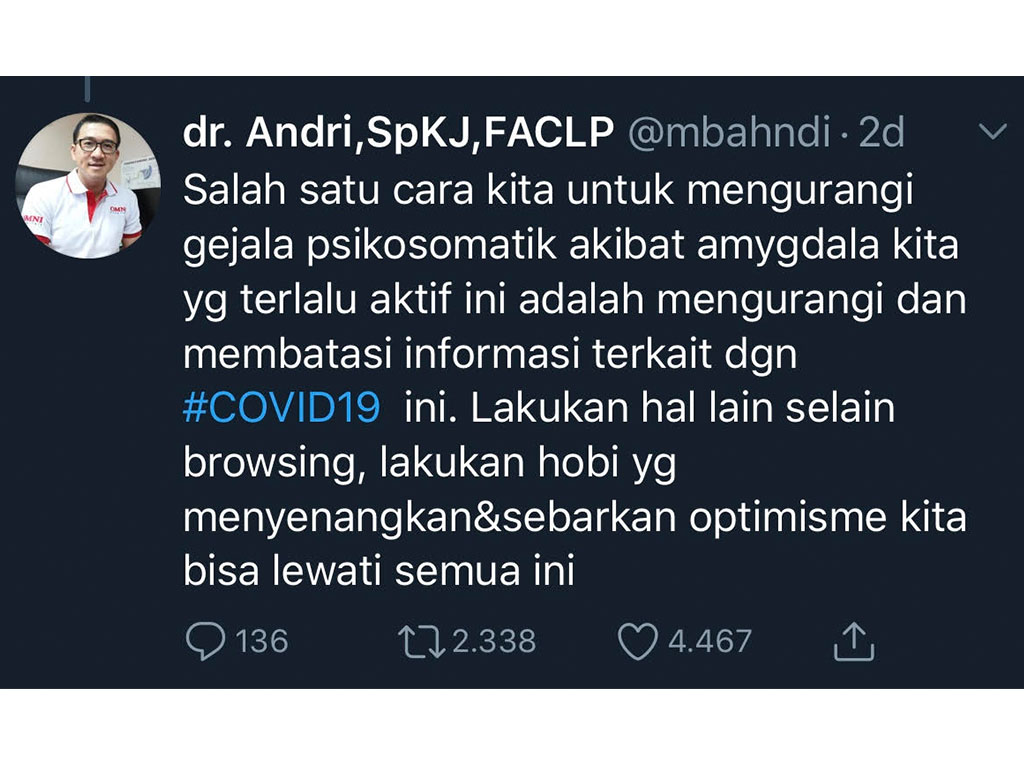 Akun Twitter dr Andri