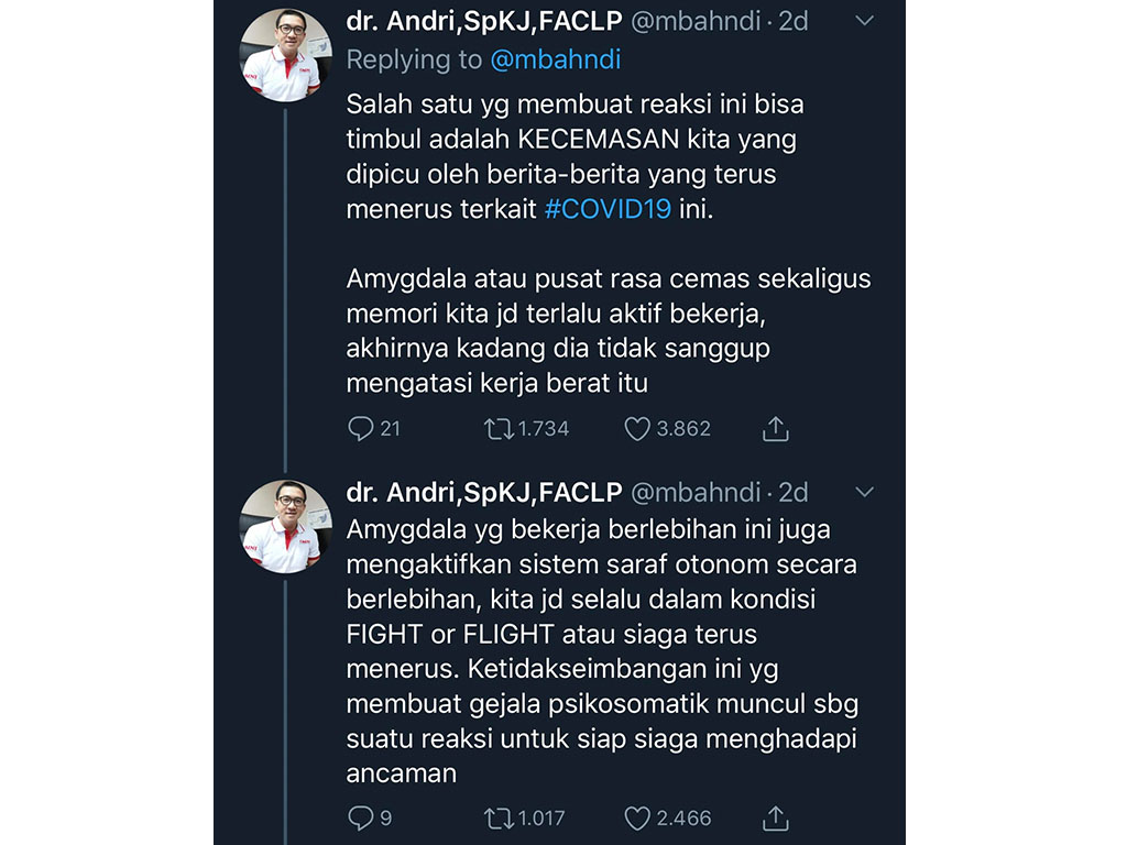 Twitter Dokter Andri