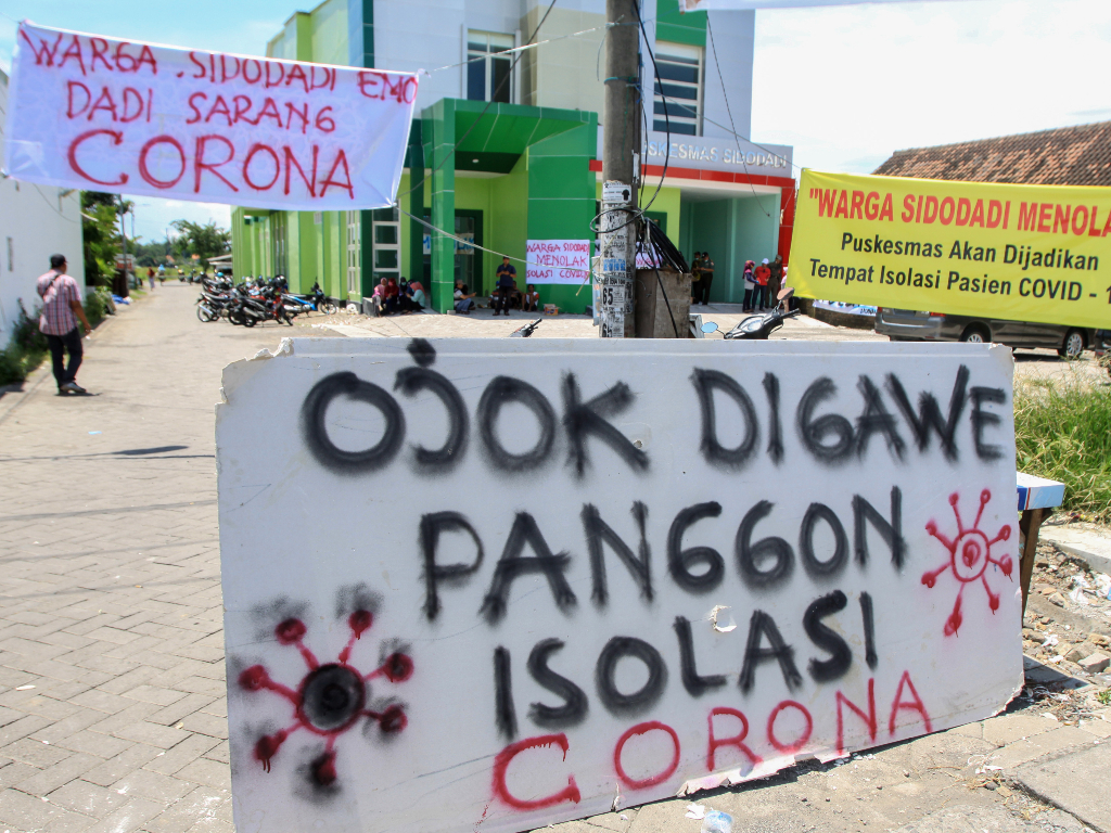 Unjuk Rasa Corona