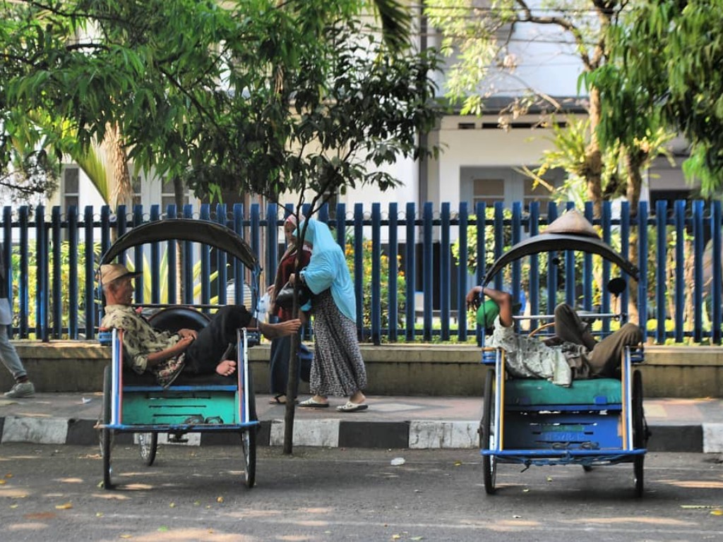 Tukang Becak di Malang