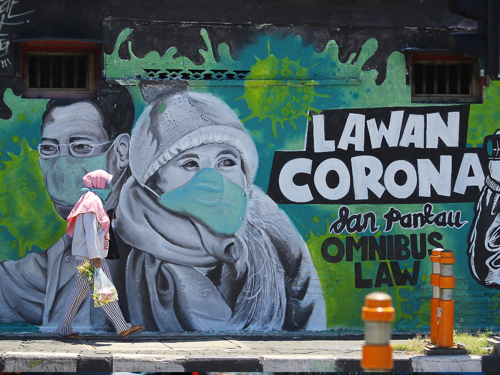 Mural Lawan Corona