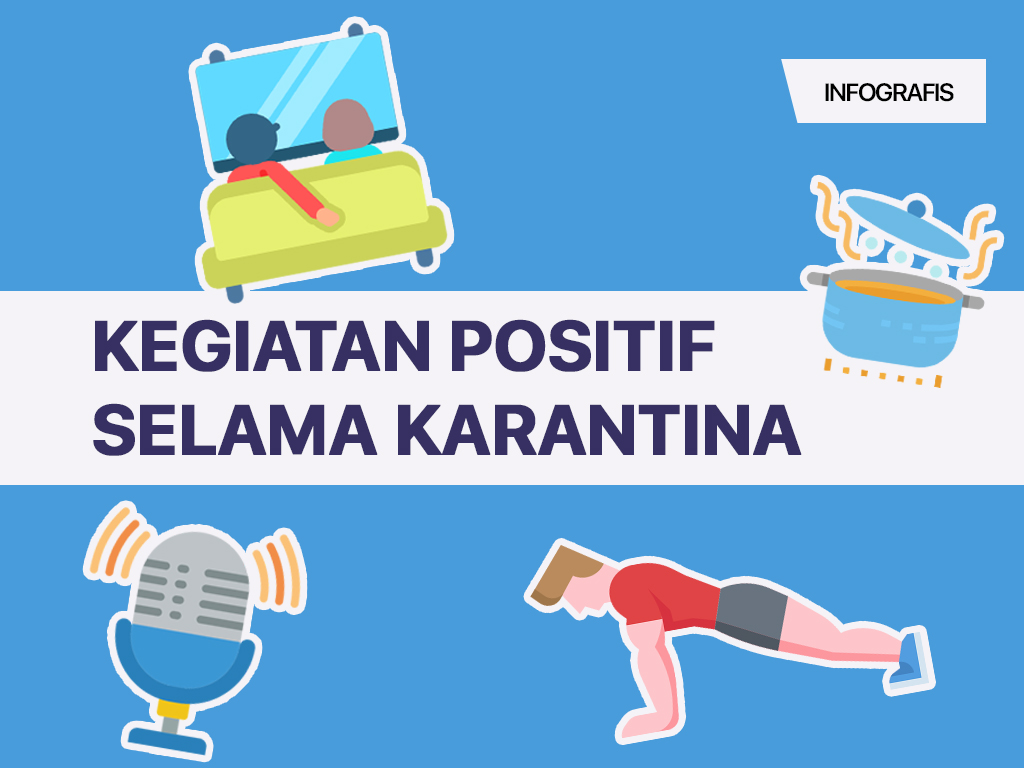 Infografis Cover: Kegiatan Positif Selama Karantina