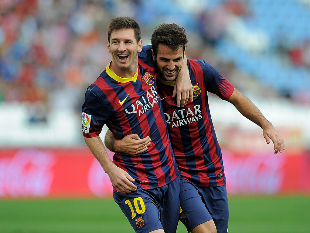 Messi dan Fabregas