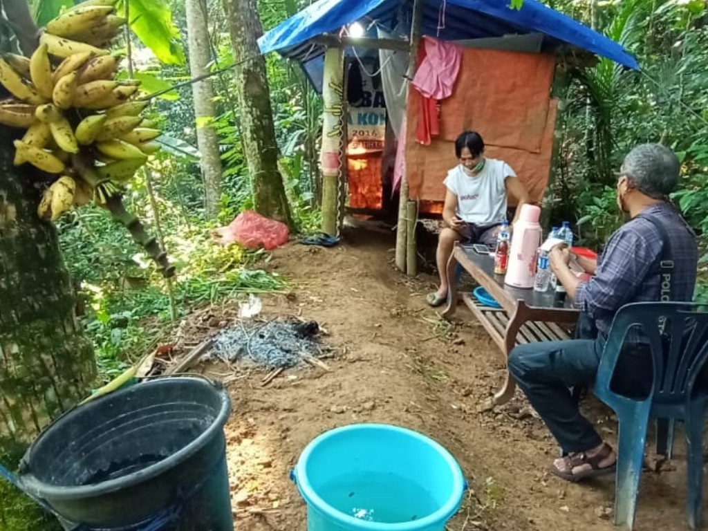 isolasi mandiri di hutan Kulon Progo