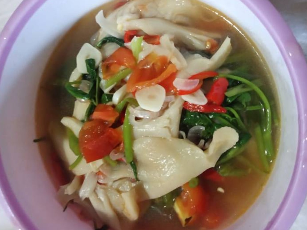 Kangkung Tumis Jamur