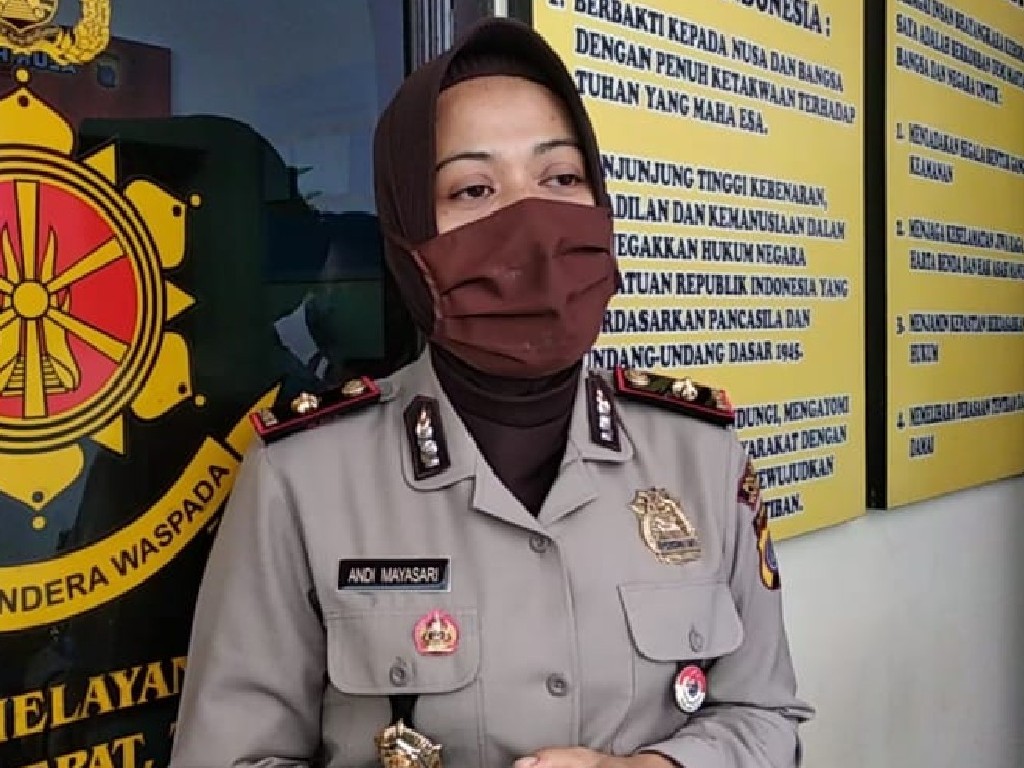Kapolsek Mantrijeron Komisaris Polisi Andi Mayasari Patongae