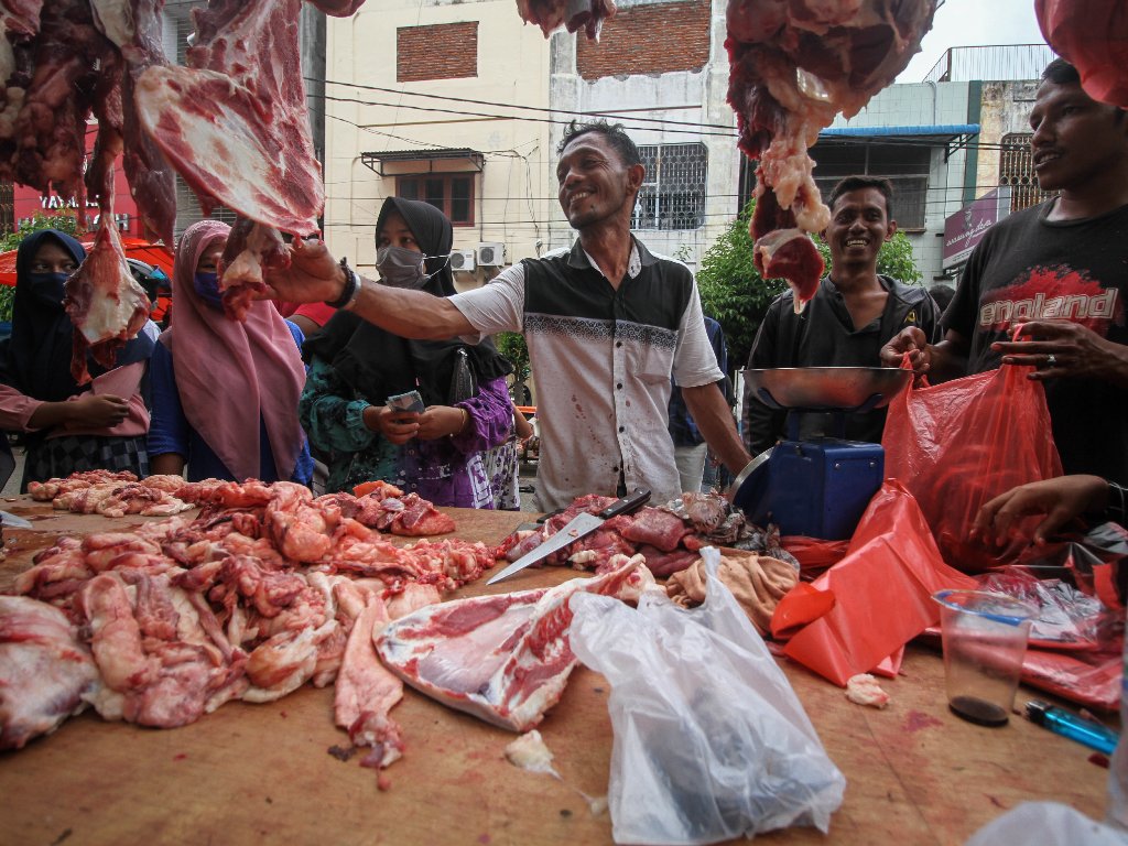 Ilustrasi Daging di Aceh