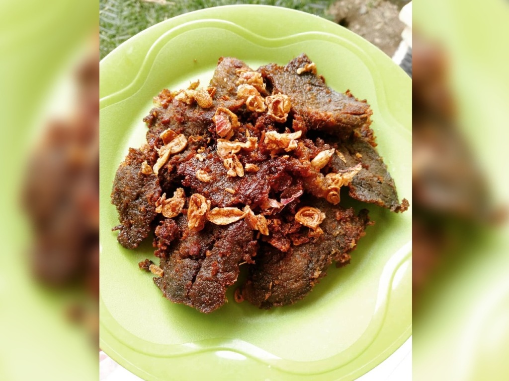 Gepuk Daging Sapi