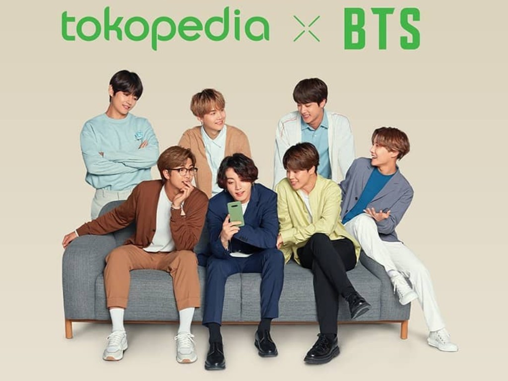 Clarification from @tokopedia 1.BTS become Brand Ambassador @tokopedia .  2.Official store opening soon at @tokopedia. 3.more content about  TokopediaXBTS . 4.Concert in INDONESIA? Let's pray together .