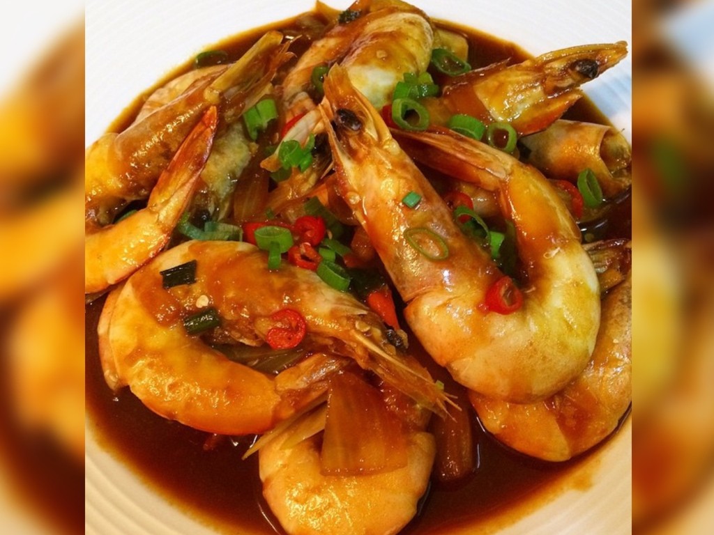 Udang Saus Tiram Pedas