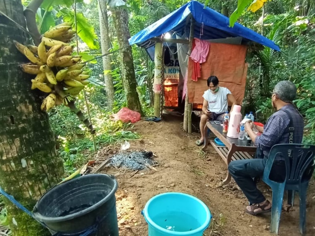 Isolasi diri di hutan Kulon Progo