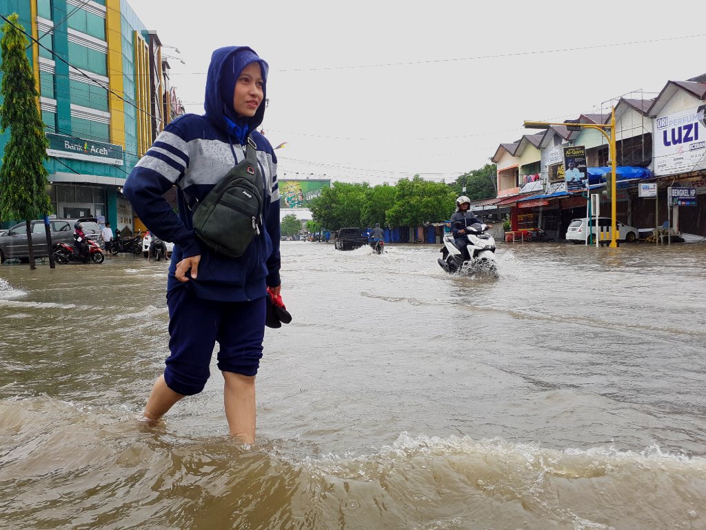 14 Desa Di Kota Banda Aceh Masih Dikepung Banjir