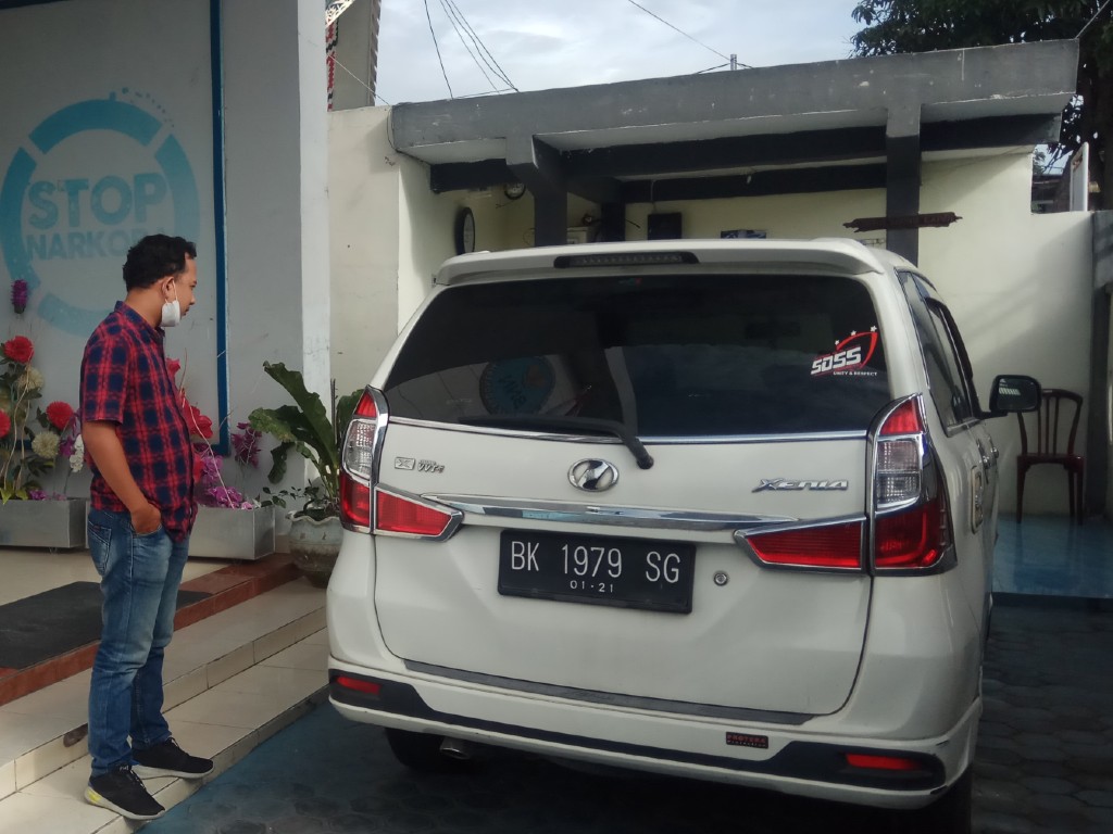 Mobil Tersangka Narkotika Siantar