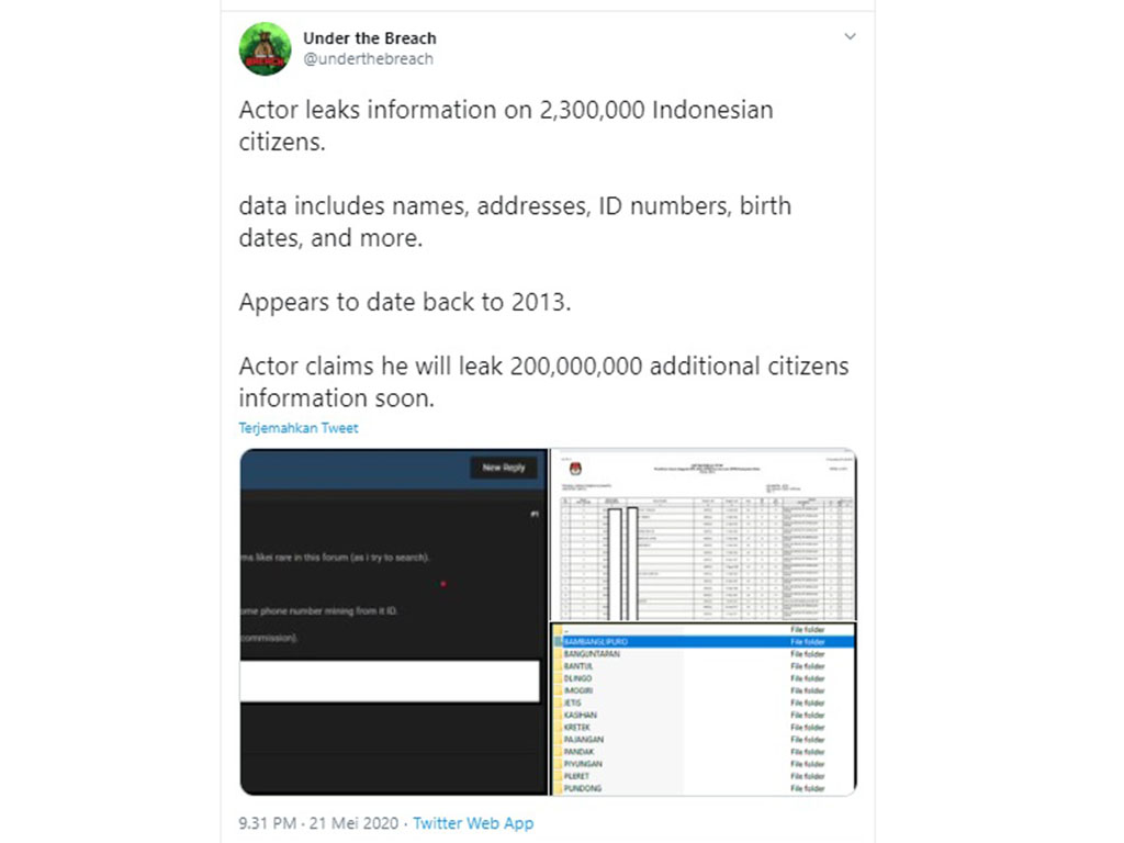 Hacker Bobol Data KPU