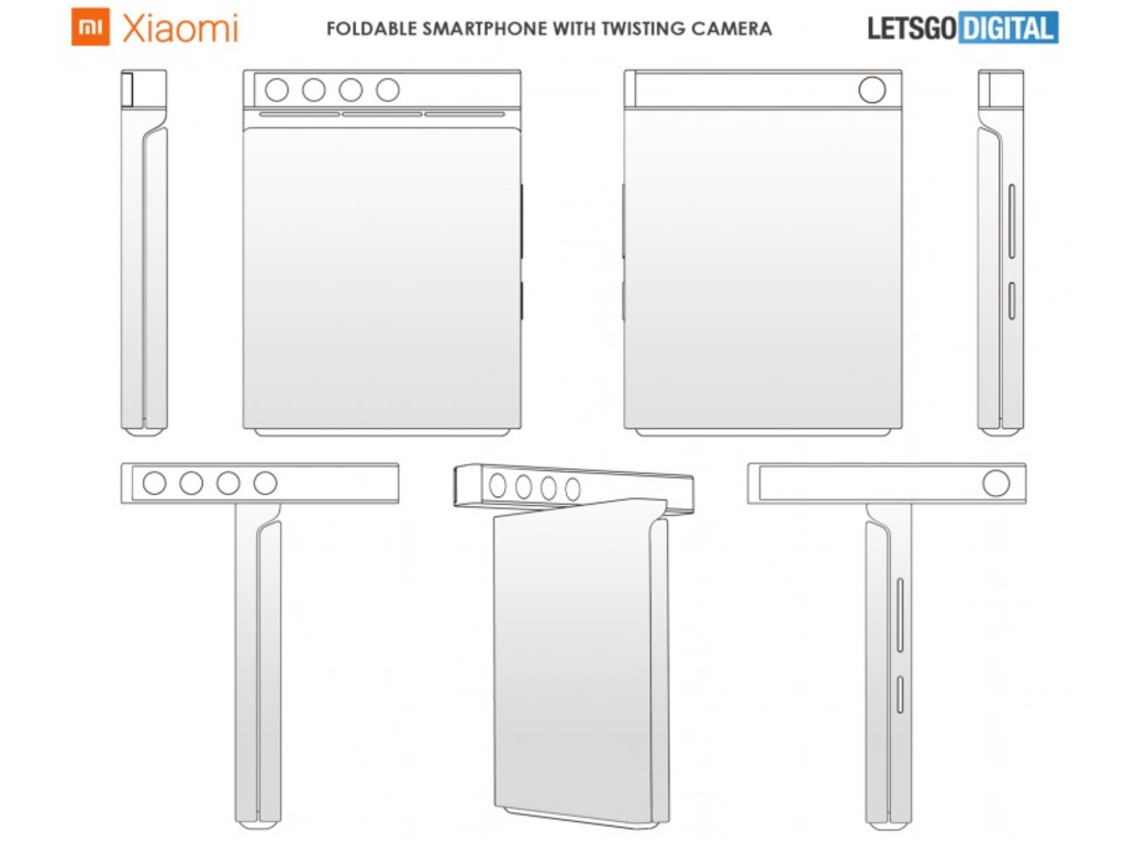 Paten ponsel lipat xiaomi